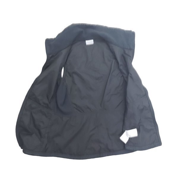 Columbia Women's Small Black Omni-Shield Full Zip Waterproof Fleece Side‎ Vest - Picture 7 of 8